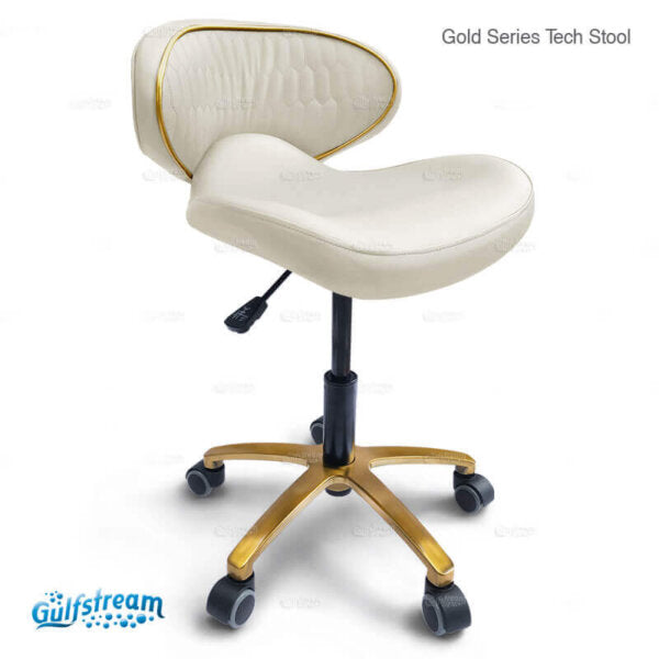 Gulfstream - Gs9016 Nail Tech Stool Gold