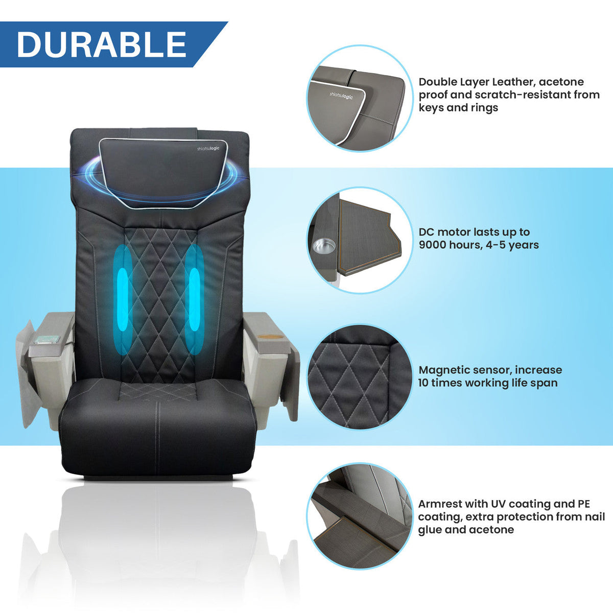 SHIATSULOGIC FX MASSAGE CHAIR W/ COVERSET by Mayakoba