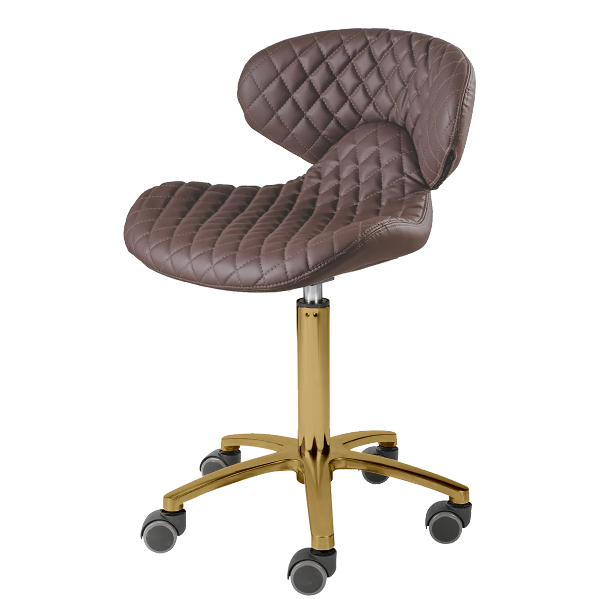 Whale Spa - Lexi Diamond Tech Stool Gold