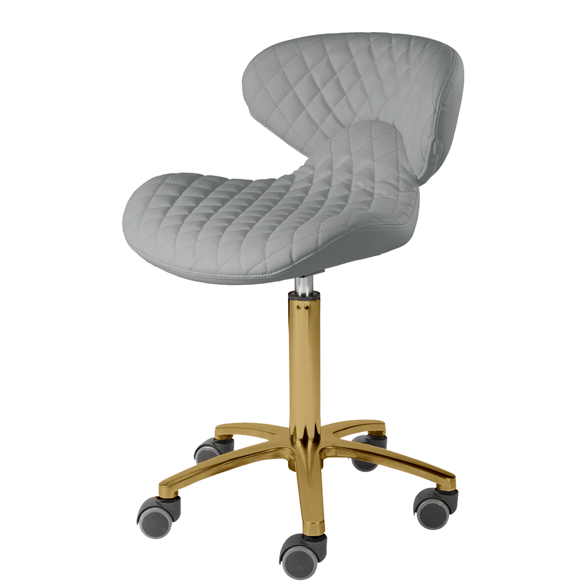 Whale Spa - Lexi Diamond Tech Stool Gold
