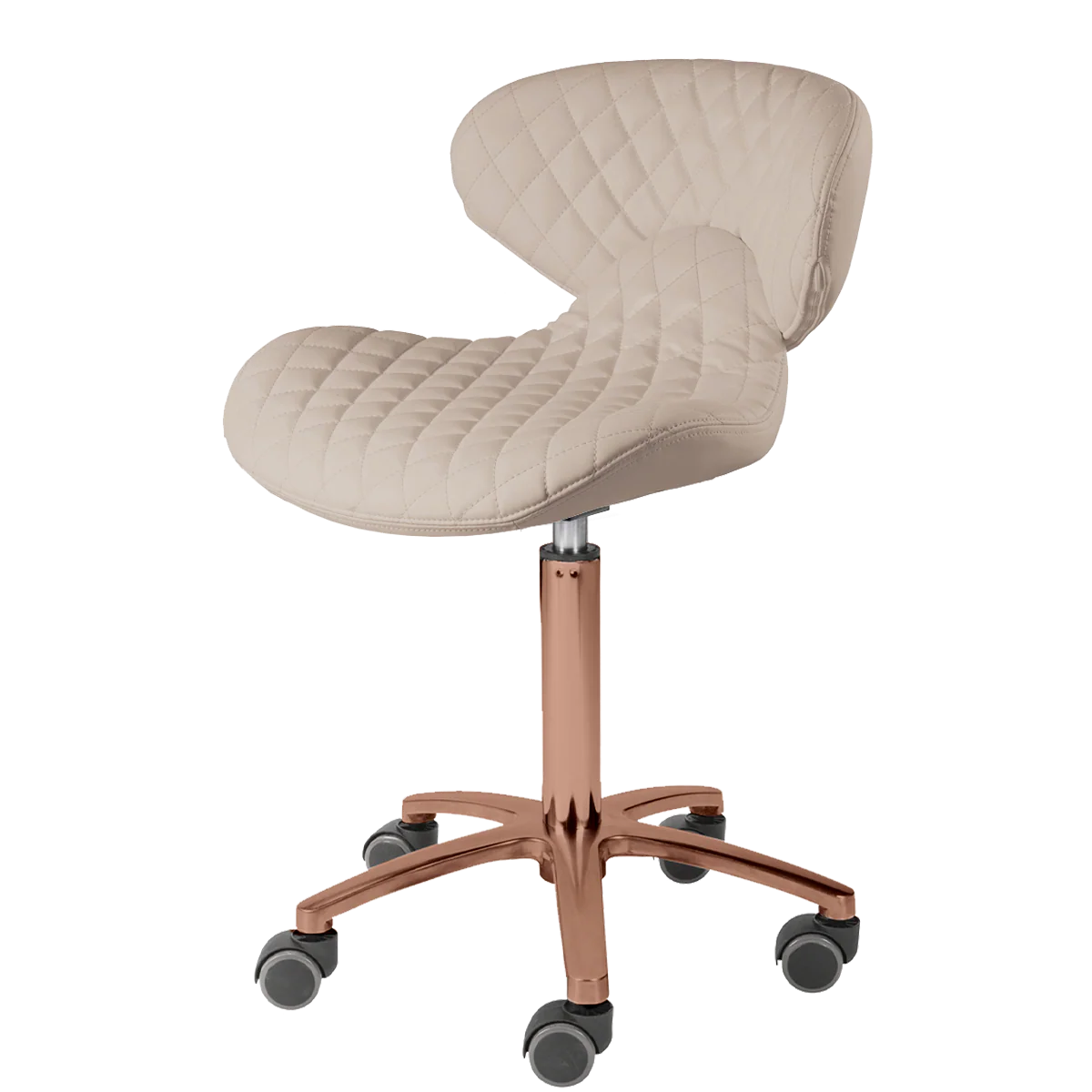 Whale Spa - Lexi Diamond Tech Stool Gold