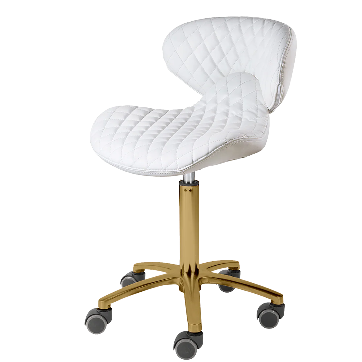 Whale Spa - Lexi Diamond Tech Stool Gold