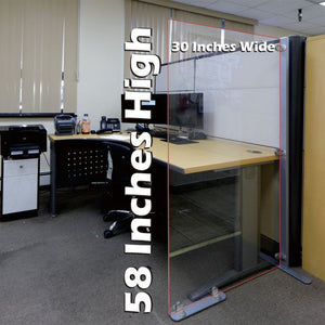 Protective Shield Barrier for Side Between Pedicure Spas - Side Barrier Shield for Pedicure Spas