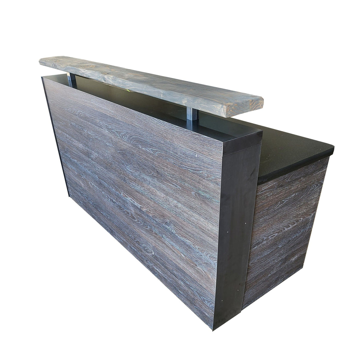 Memphis Reception Desk - Reclaimed wood reception Desk- Rustic Reception Desk - image 7