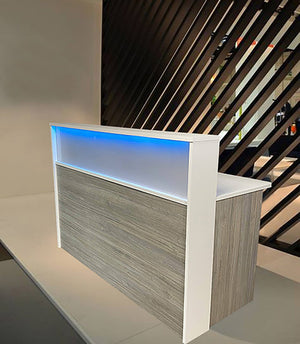 Frosted Malibu Reception Desk - image 2