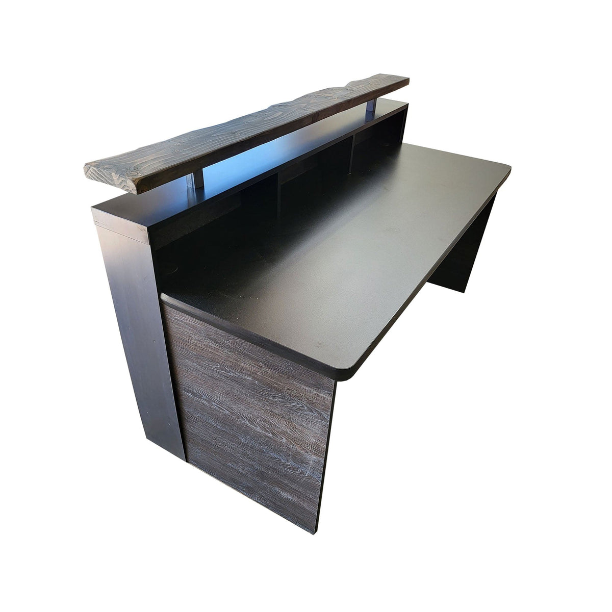 Memphis Reception Desk - Reclaimed wood reception Desk- Rustic Reception Desk - image 10