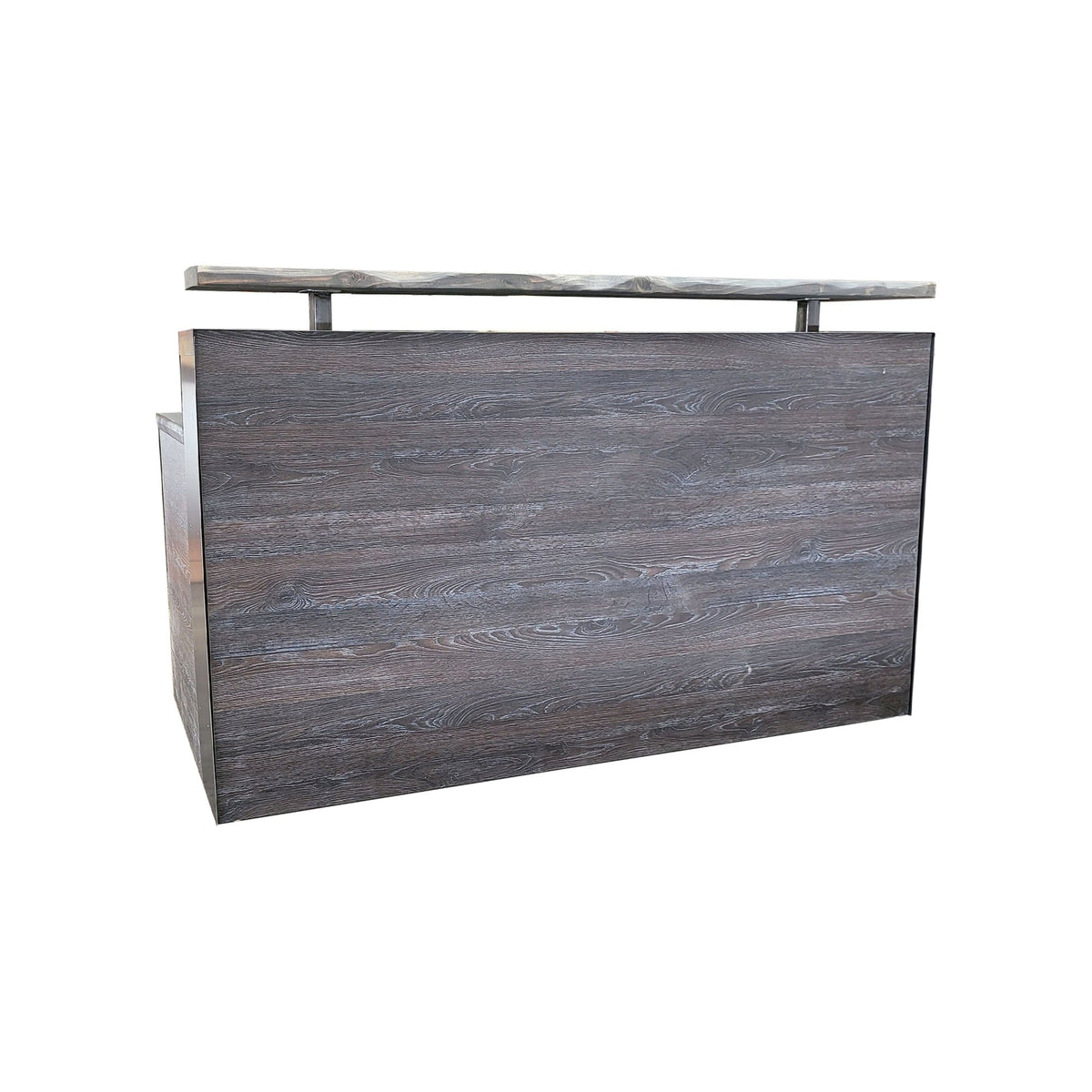 Memphis Reception Desk - Reclaimed wood reception Desk- Rustic Reception Desk - image 11