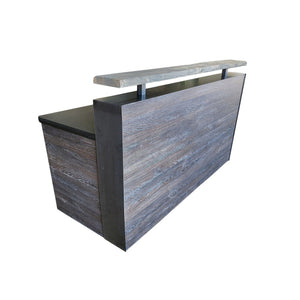 Memphis Reception Desk - Reclaimed wood reception Desk- Rustic Reception Desk - image 8
