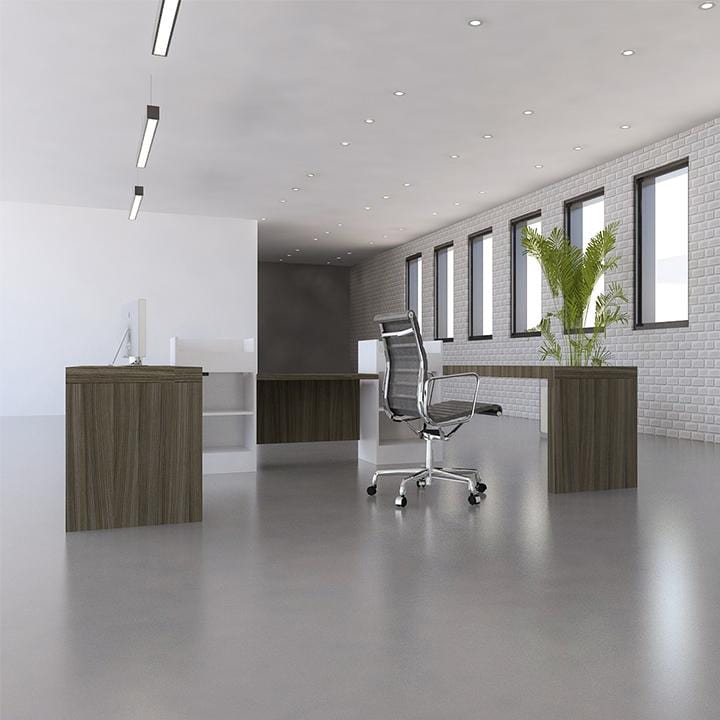 Alpha Reception Desk Workstation - image 2
