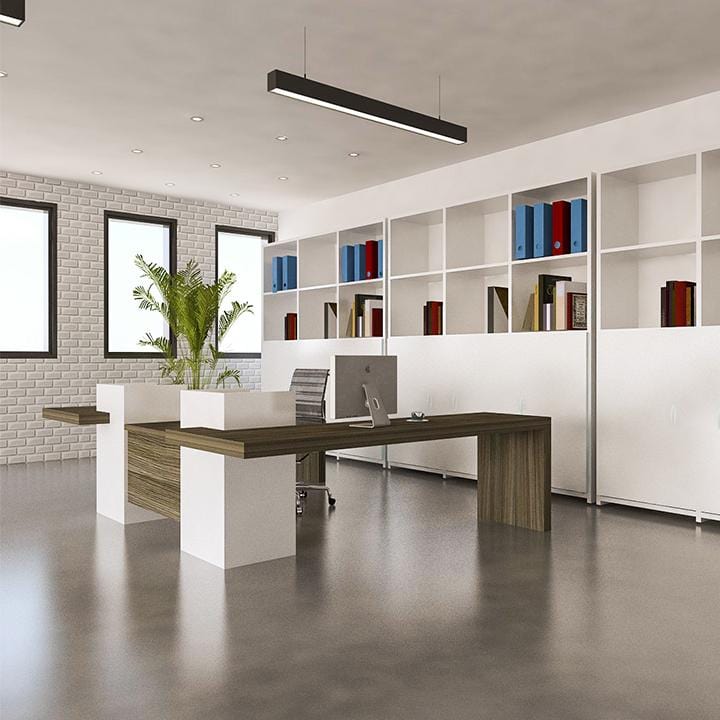 Alpha Reception Desk Workstation - image 1