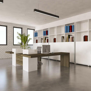 Alpha Reception Desk Workstation - image 1