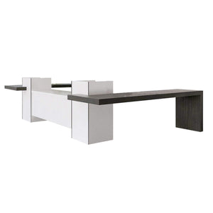Alpha Deluxe Reception Desk Workstation - image 3