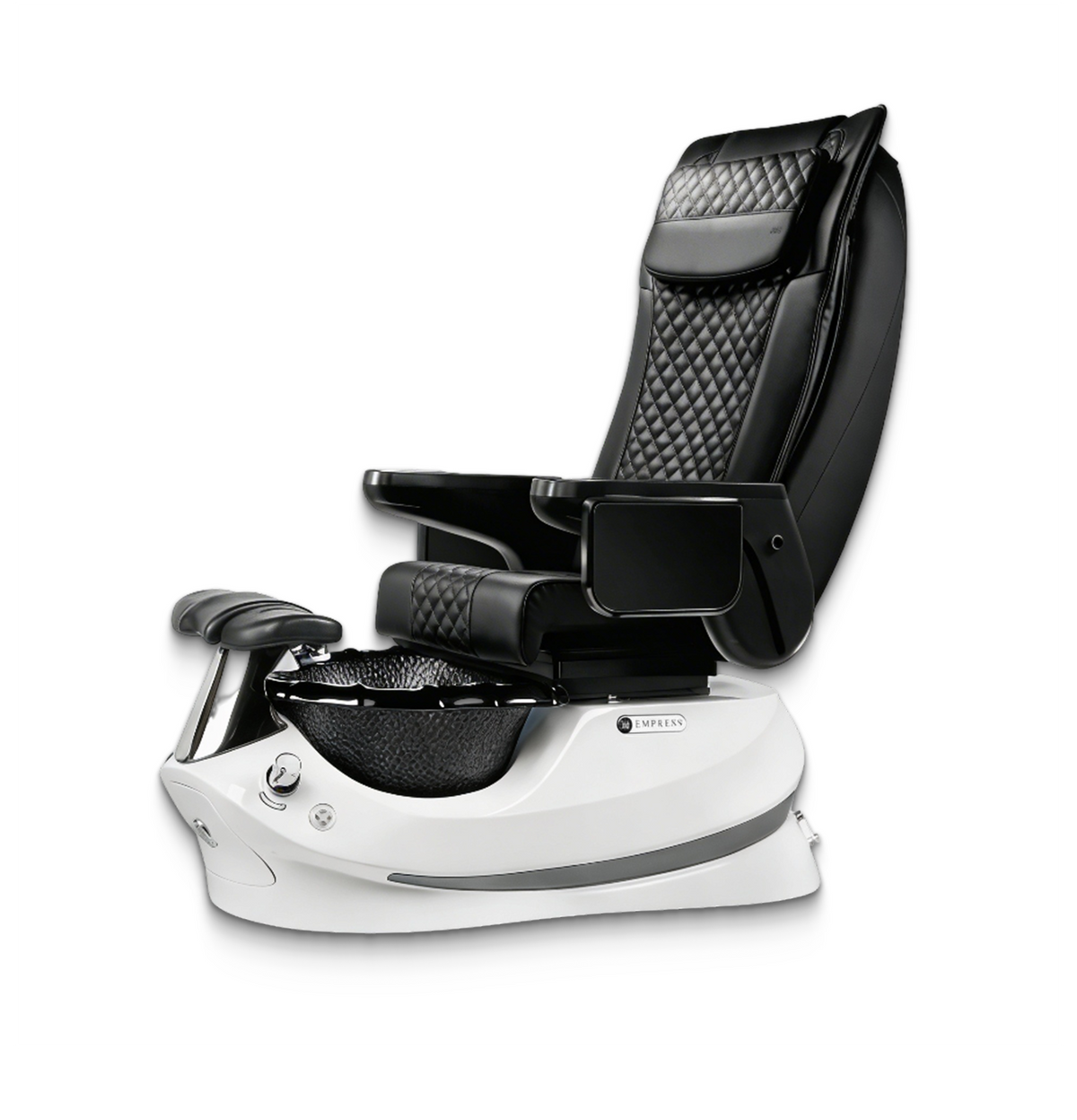 J & A Empress G5 pedicure spa chair — Black blue tub