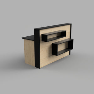Madison Reception Desk, Office desk, Sales Desk, Sales Counter, Reception Counter, Front Desk, Check in Desk, - image 8