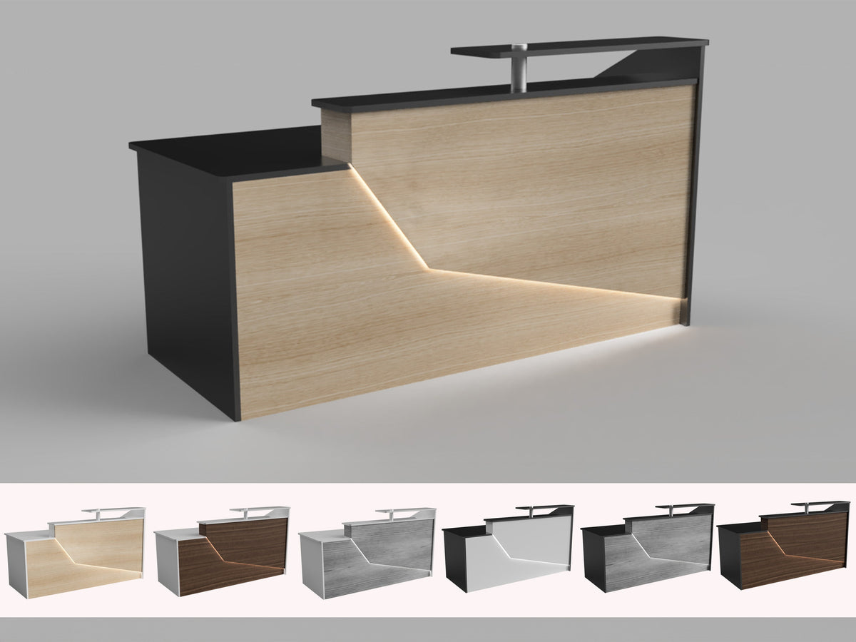 California Reception Desk, Office desk, Sales Desk, Reception Counter, Sales Desk - image 11