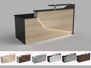 California Reception Desk, Office desk, Sales Desk, Reception Counter, Sales Desk - image 11