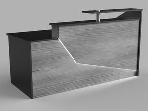 California Reception Desk, Office desk, Sales Desk, Reception Counter, Sales Desk - image 7