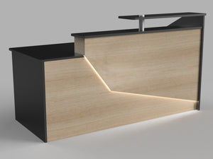 California Reception Desk, Office desk, Sales Desk, Reception Counter, Sales Desk - image 8
