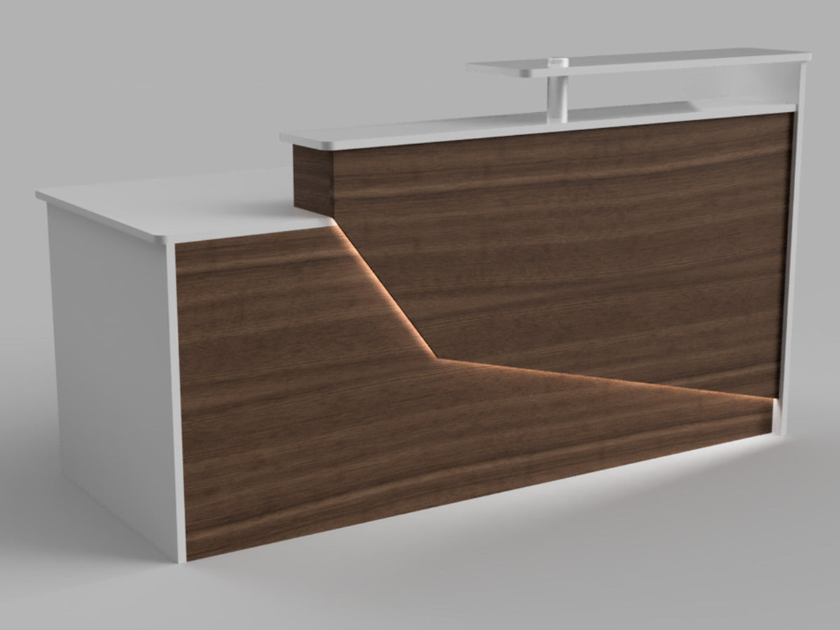California Reception Desk, Office desk, Sales Desk, Reception Counter, Sales Desk - image 6