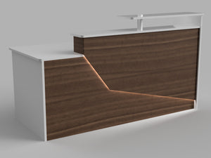 California Reception Desk, Office desk, Sales Desk, Reception Counter, Sales Desk - image 6