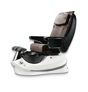 J & A Empress G5 pedicure spa chair — Chocolate blue tub
