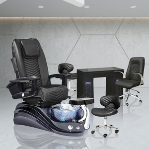 Crane II with Human Touch™ FlexGlide® Pedicure Chair WS800 Package