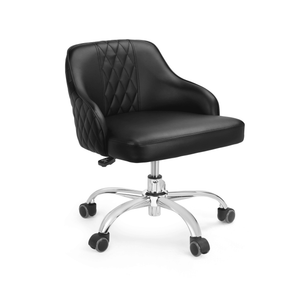 YL-Tech Stool YL-7376 with New Mounting Plate – Adjustable Salon/Technician Stool with Butterfly Mechanism