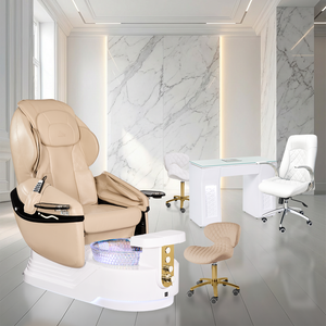 Elora Gold Edition Pedicure Chair WS2000 Package