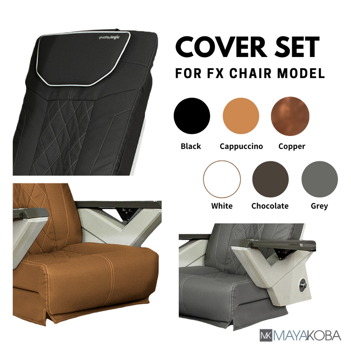9653 FX COVER SETS (COVER SETS ONLY,  WITHOUT CHAIR)