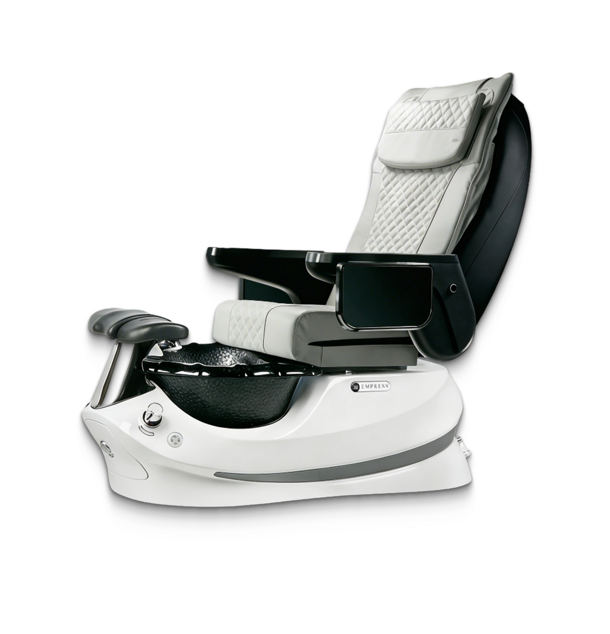 J & A Empress G5 pedicure spa chair — Grey blue tub