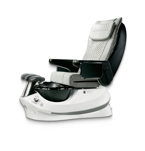 J & A Empress G5 pedicure spa chair — Grey blue tub