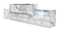 7' / Silver + Marble