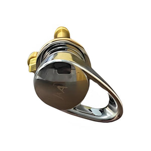 Gold Verticle Faucet With Brass Elbow
