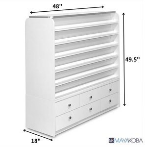 SONOMA Polish/Powder Rack w/ Cabinets