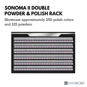 SONOMA II Double Polish Rack by Mayakoba