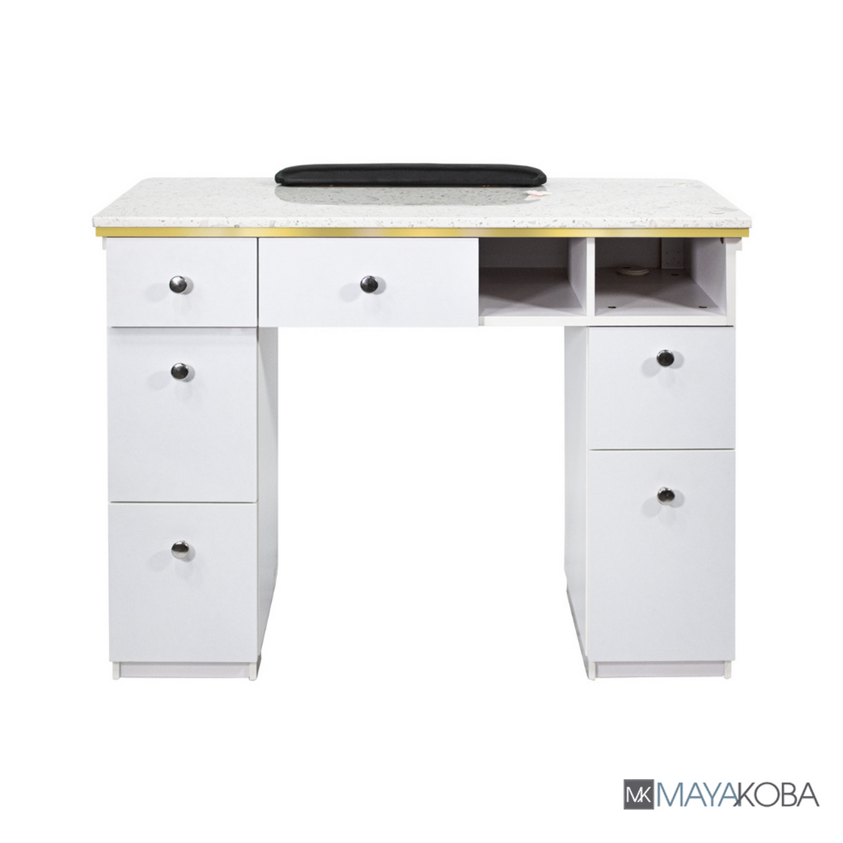 NAPA Manicure Table White/Gold by Mayakoba