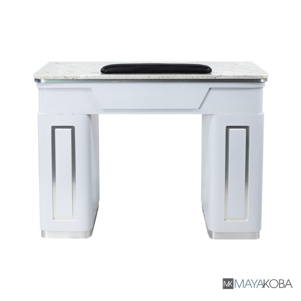 NAPA Manicure Table White/Silver by Mayakoba