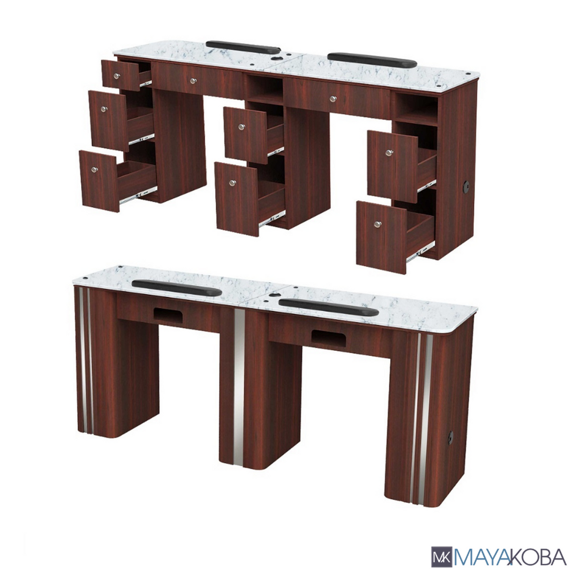 AVON I Double Manicure Table by Mayakoba