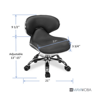 UMI Rolling Nail Technician Stool by Mayakoba (Mani & Pedi)