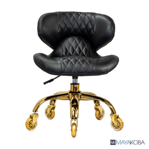 HUGO Pedicure Stool & Manicure Chair (GOLD Casters)