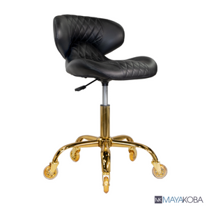 HUGO Pedicure Stool & Manicure Chair (GOLD Casters)