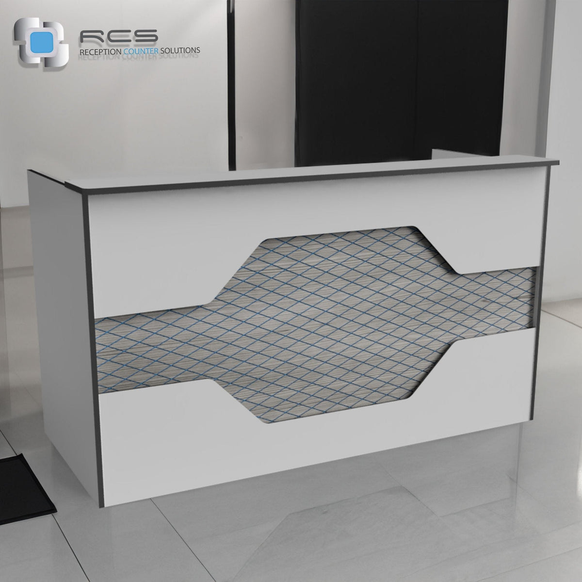 Los Angeles Tech Modern Reception Desk, Front Desk - image 2