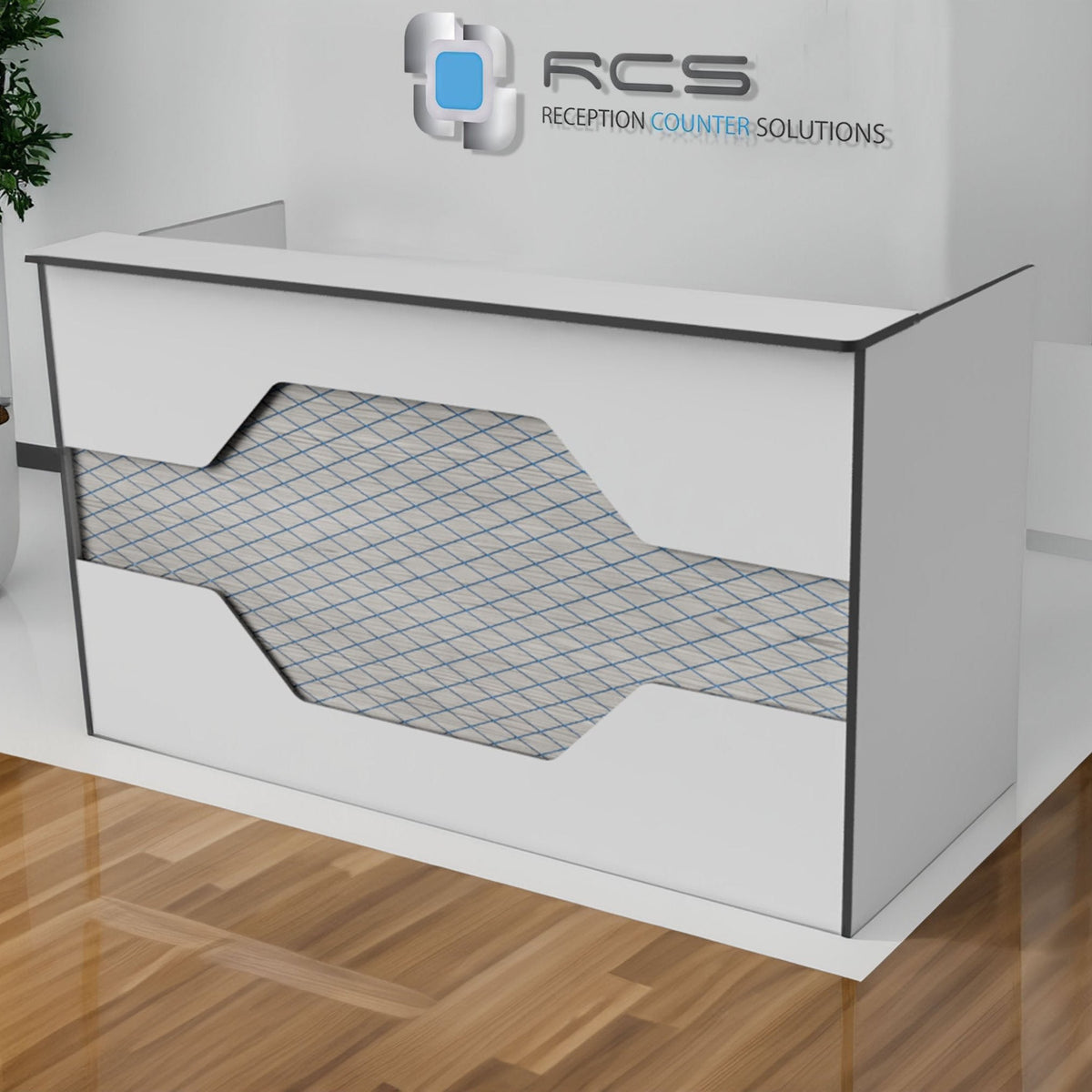 Los Angeles Tech Modern Reception Desk, Front Desk - image 1