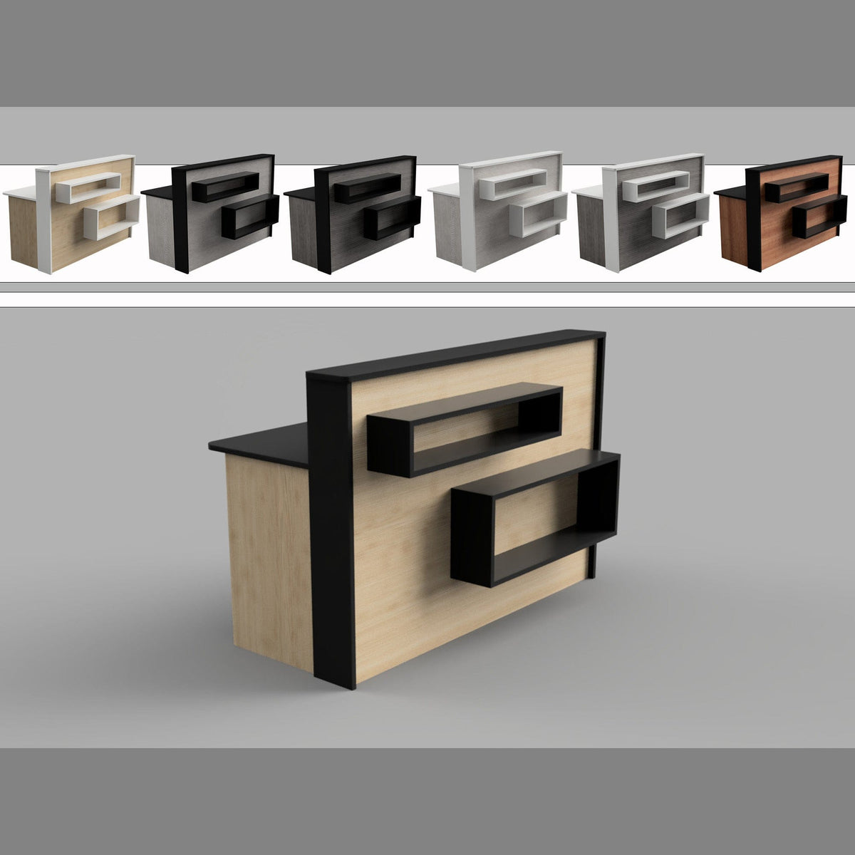 Madison Reception Desk, Office desk, Sales Desk, Sales Counter, Reception Counter, Front Desk, Check in Desk, - image 1