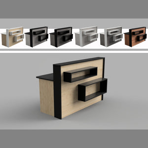 Madison Reception Desk, Office desk, Sales Desk, Sales Counter, Reception Counter, Front Desk, Check in Desk, - image 1