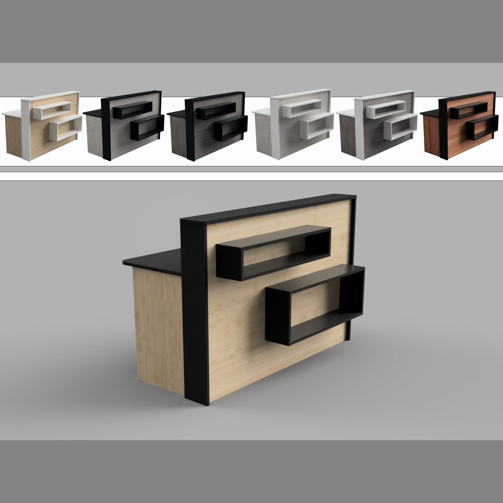 Madison Reception Desk, Office desk, Sales Desk, Sales Counter, Reception Counter, Front Desk, Check in Desk, - image 1