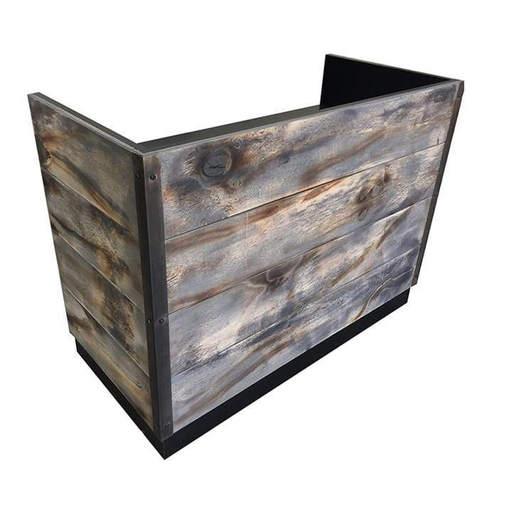 Memphis Reception Desk - Reclaimed wood reception Desk- Rustic Reception Desk - image 18