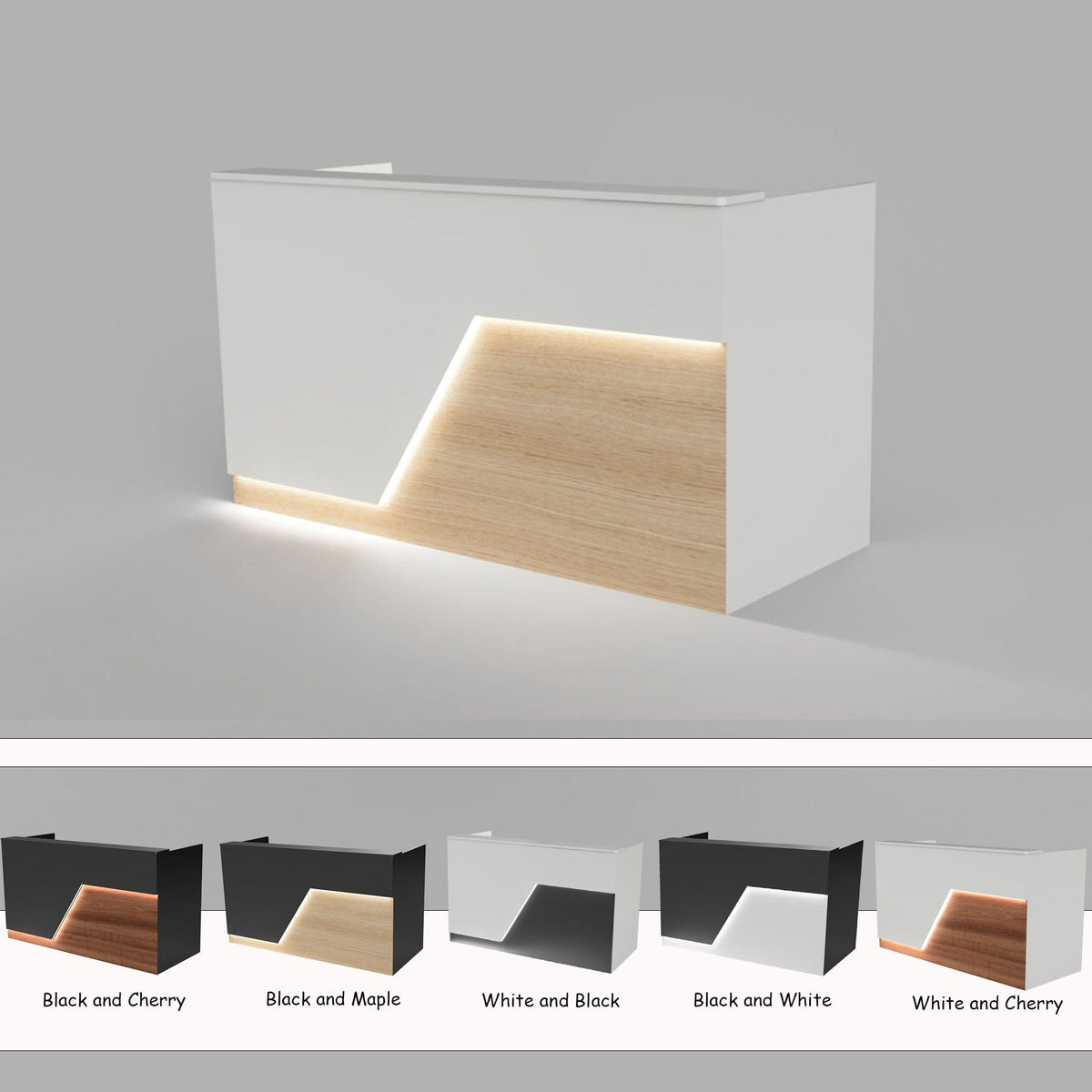 Miami Reception Desk, Office desk, Sales Desk, Sales Counter, Reception Counter - image 14