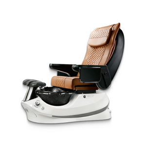 J & A Empress G5 pedicure spa chair — Mocha blue tub