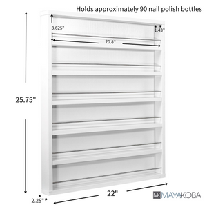 ALERA Nail Polish Rack by Mayakoba